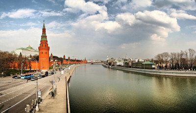 The Moskva River and The Kremlin