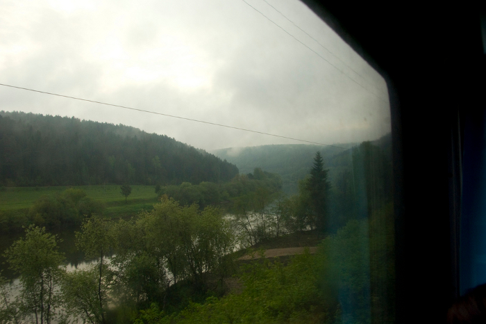 Ural wonderland from train