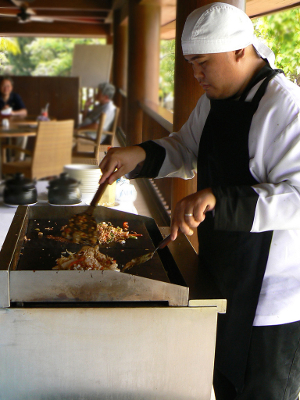 A Mongolia chef at work