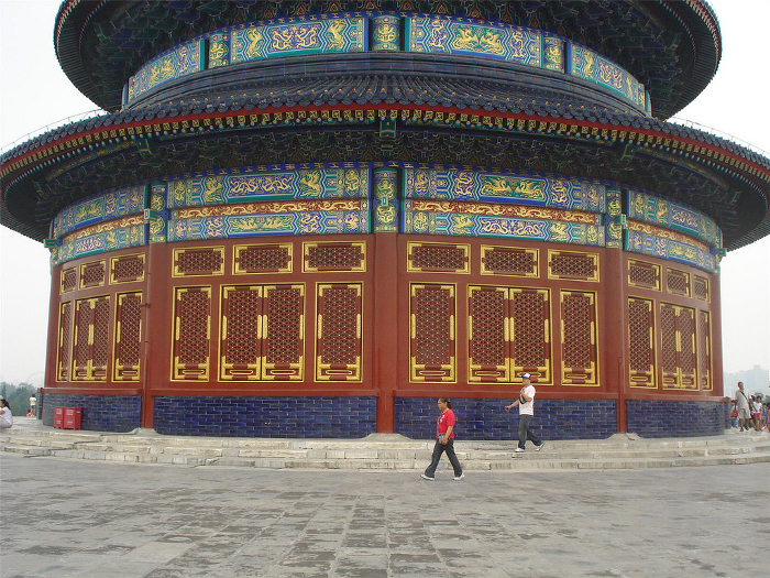 Fascinating detail of the Temple of Heaven structure