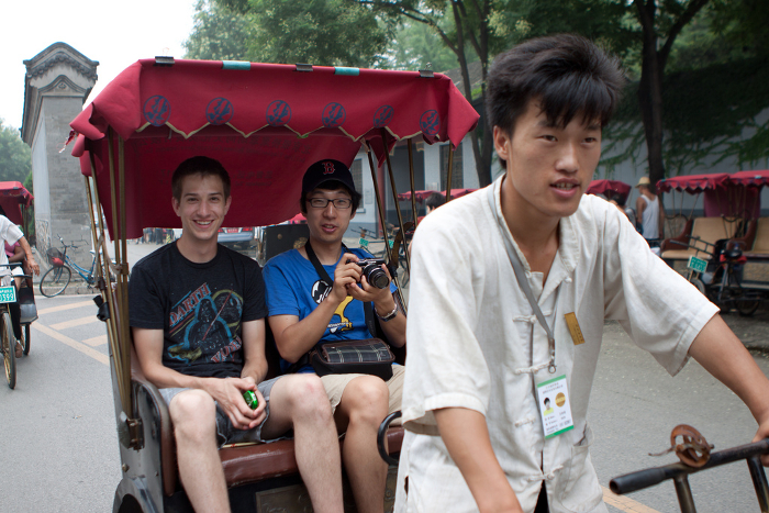 Enjoy your rickshaw ride while in Beijing ... but take care about scammers