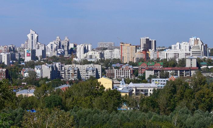 Skyline of Barnaul in 2007
