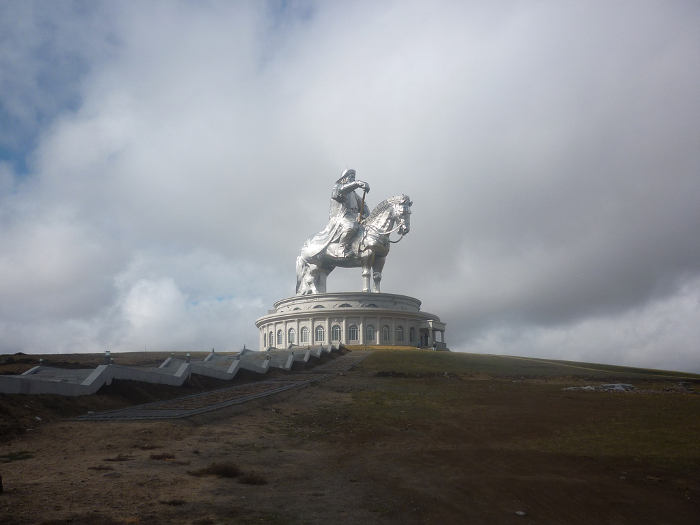 Ghengis Khan monument in Mongolia