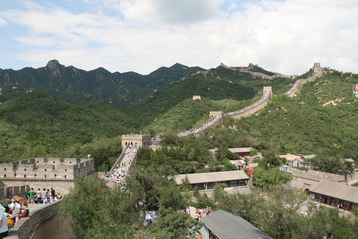 A view of the Great Wall from Badaling