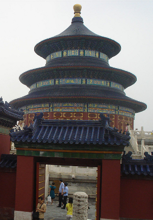 A view of the Temple of Heaven